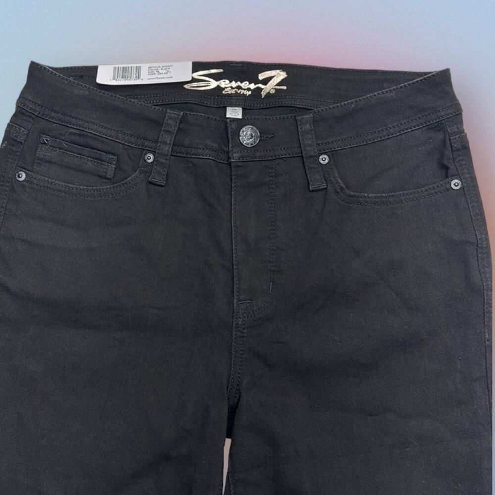 SEVEN7 Women’s 10 Black AUDREY SKIMMER Capri Jeans